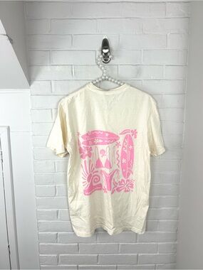 Sunkissed Coconut Pink Swim & Surf Tee Size M
